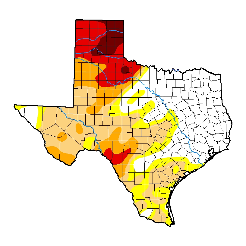 texas drought monitor desalination april 2018